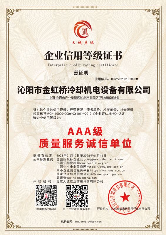 AAA 级质量服务诚信单位
